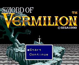 SWORD OF THE VERMILLION (Genesis)