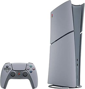 PlayStation 5 Slim Console Digital Edition - 30th Anniversary Limited Edition Bundle - Gray