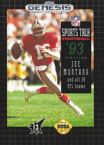 Sports Talk Football '93 Starring Joe Montana (Genesis)