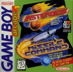 Arcade Classic: Asteroids and Missile Command (Gameboy)