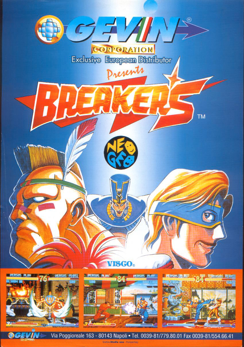 Player's Choice Video Games. Breakers Revenge (Neo Geo)