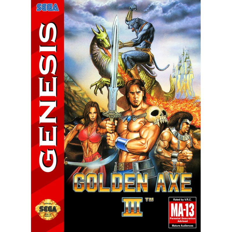 Golden Axe III Sega Genesis